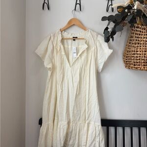 J. Crew NWT Elegant Cream Dress